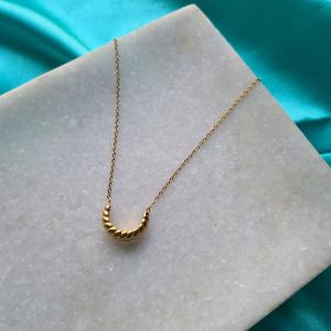 Golden Stunning Moon Pendent