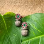Navrang German Silver Earring_23