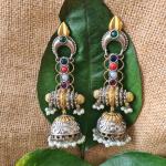 Navrang German Silver Earring_12