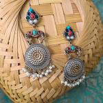 Navratna Long Earring
