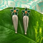 Navrang German Silver Earring_02