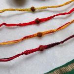 Red Rudraksh Rakhi