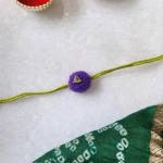 Purple Gota Rakhi
