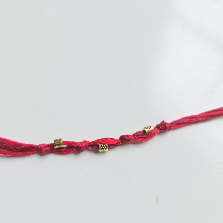 Delicate Red Rakhi