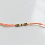 Delicate Peach Rakhi