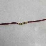 Delicate Maroon Rakhi