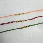 Delicate Peach Rakhi