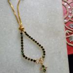 Bracelet style Bhabhi rakhi green