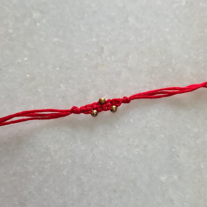 Minimal Red Rakhi