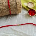 Rudraksh Rakhi With Sandal Wood bead 1
