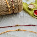 Sandal Wood Beads Rakhi 5