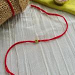 Minimal Red Rakhi