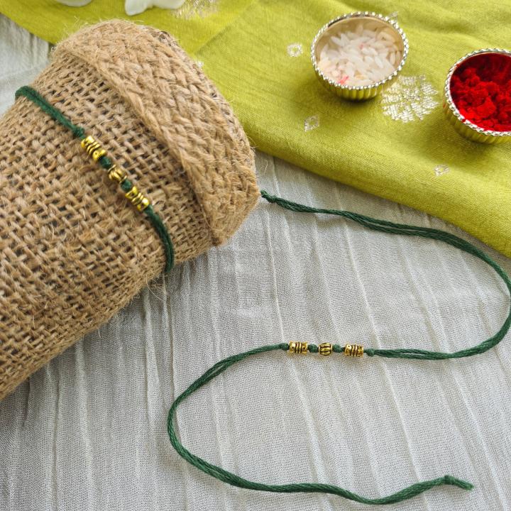 Delicate Green Rakhi