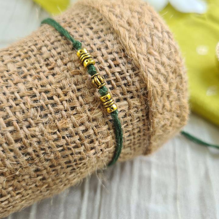 Delicate Green Rakhi