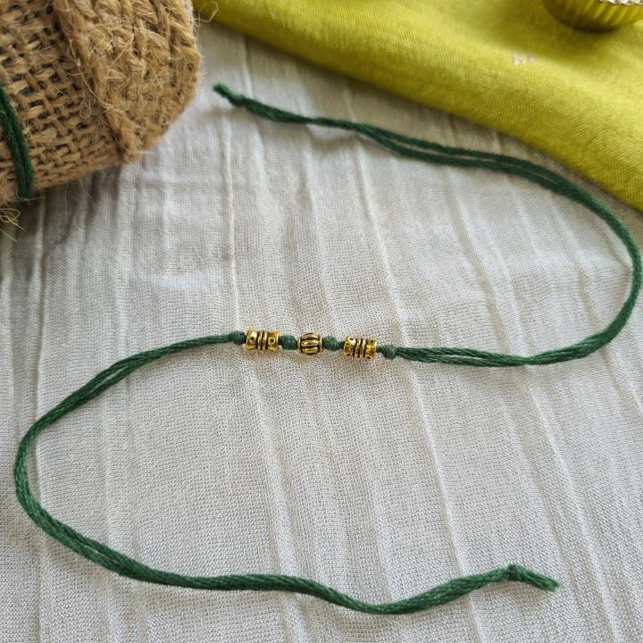 Delicate Green Rakhi