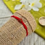 Red Rudraksh Rakhi