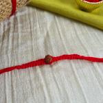 Red Rudraksh Rakhi