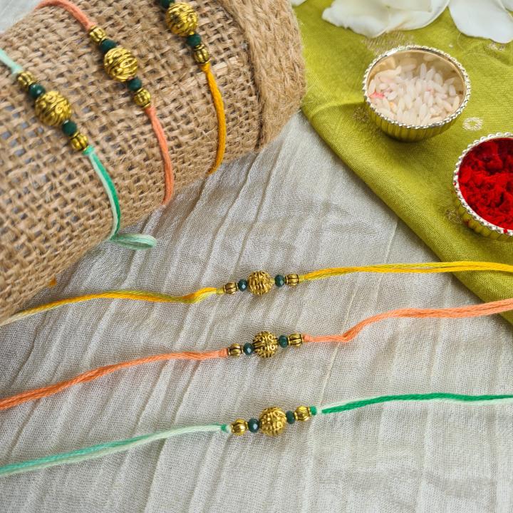 Green Simple Rakhi