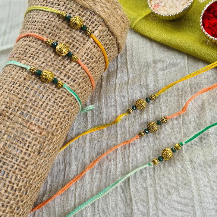 Green Simple Rakhi