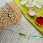 Green Simple Rakhi