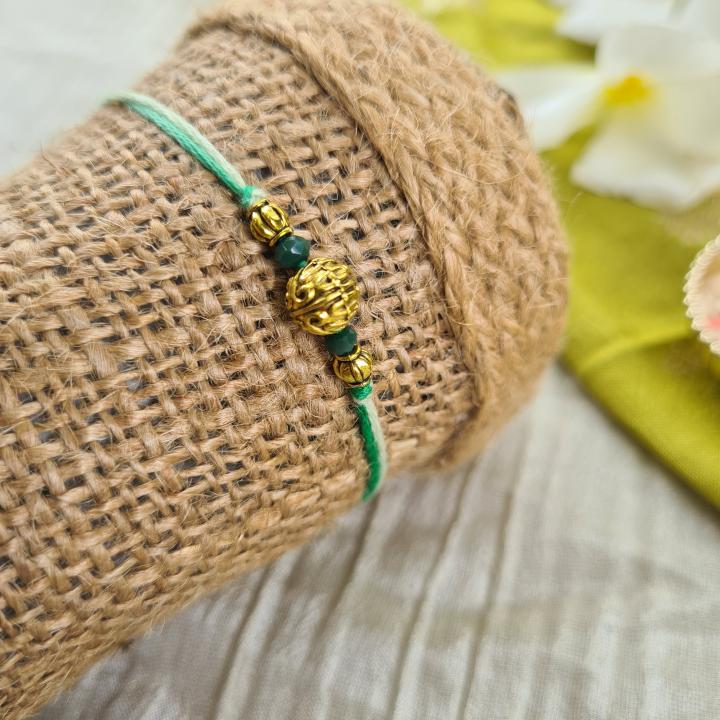 Green Simple Rakhi