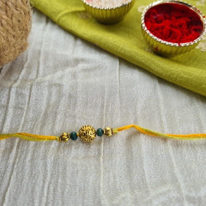 Yellow Simple Rakhi