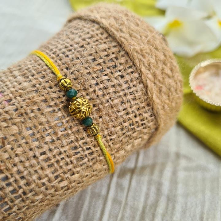 Yellow Simple Rakhi