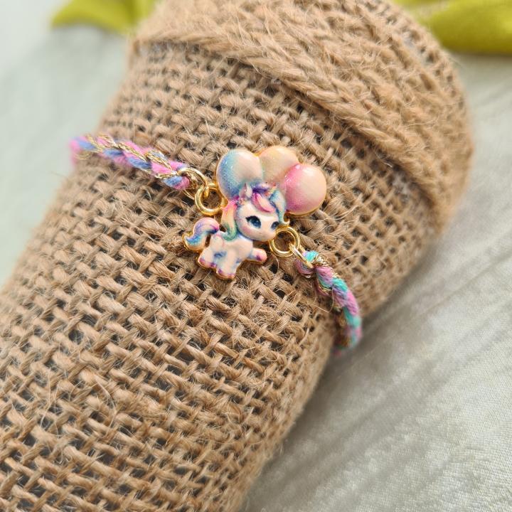 Unicorn Multicolour Rakhi.